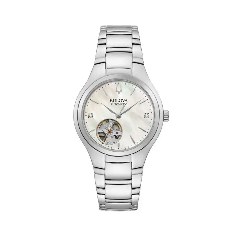 thearwatches-reloj-bulova-96P247 Reloj Bulova Ladies Watch Sutton Automatic 34mm 96P247