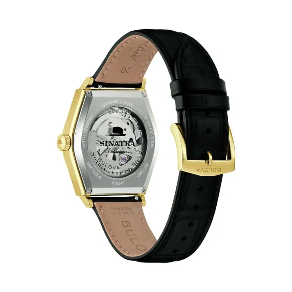 Reloj Bulova Mens Watch Frank Sinatra Automatic 37mm 97B243