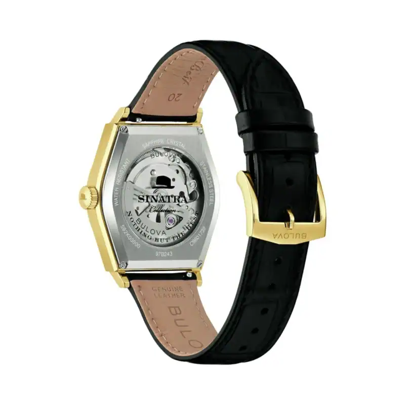 Reloj Bulova Mens Watch Frank Sinatra Automatic 37mm 97B243