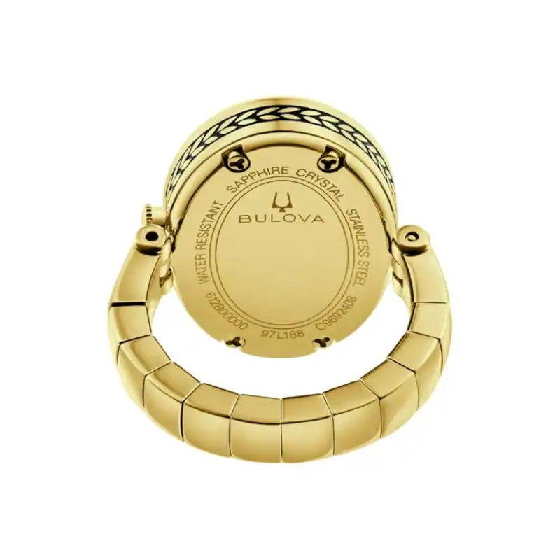 Reloj Bulova Ring Watch Ladies 17mm, Adjustable Strap 18,5 +4 mm 97L188