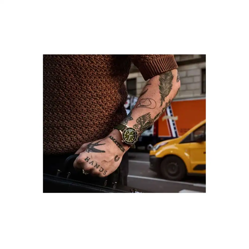 thearwatches-reloj-bulova-98A324_1 Reloj Bulova Mens Watch MIL-SHIPS Bronze 150th Anniversary 41mm 98A324