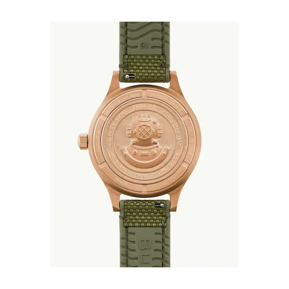 thearwatches-reloj-bulova-98A324_4 Reloj Bulova Mens Watch MIL-SHIPS Bronze 150th Anniversary 41mm 98A324