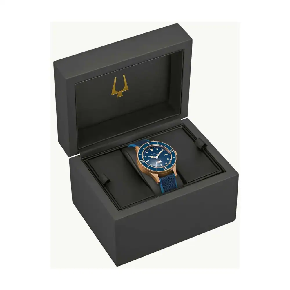 Reloj Bulova Mens Watch MIL-SHIPS Bronze 150th Anniversary 41mm 98A325