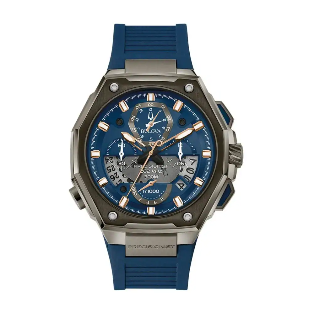 thearwatches-reloj-bulova-98B357 Reloj Bulova Precisionist Chronograph Mens Watch 46mm 98B357