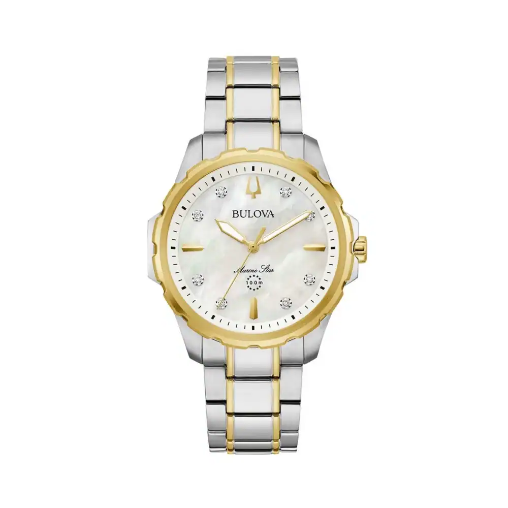 thearwatches-reloj-bulova-98P227 Reloj Bulova Ladies Watch Marine Star 38mm 98P227