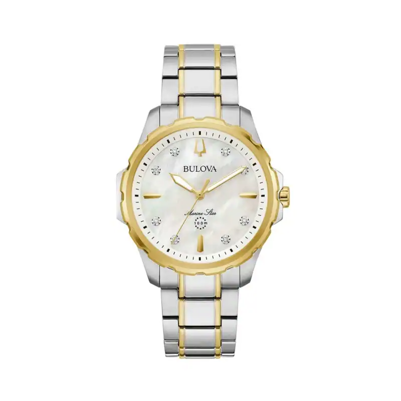 thearwatches-reloj-bulova-98P227 Reloj Bulova Ladies Watch Marine Star 38mm 98P227