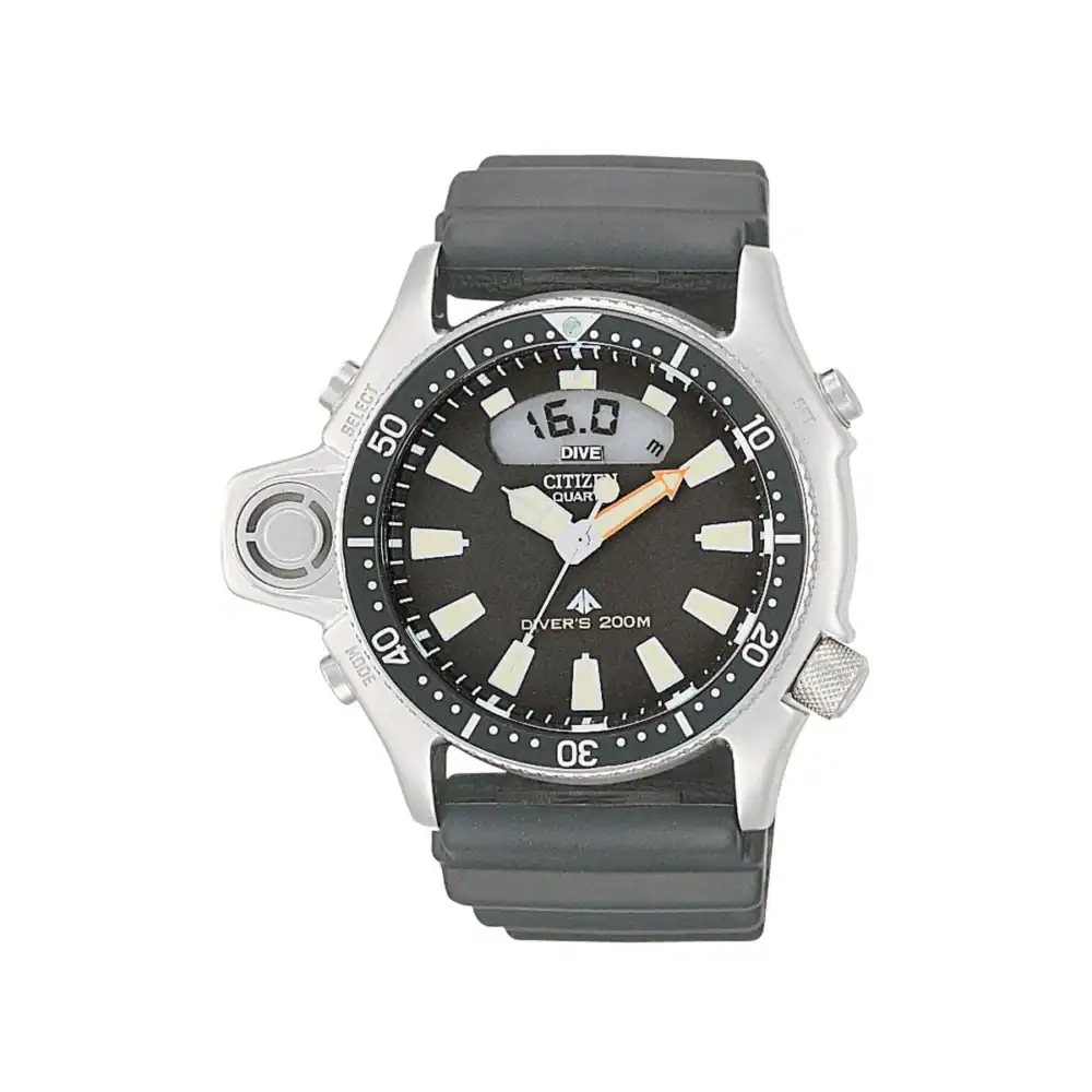 thearwatches-reloj-citizen-mid-14638 Reloj Citizen JP2000-08E Promaster-Marine Diver Watch with depth gauge 20 ATM