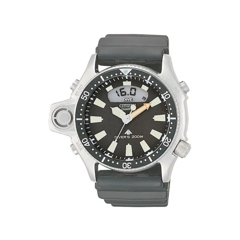 thearwatches-reloj-citizen-mid-14638 Reloj Citizen JP2000-08E Promaster-Marine Diver Watch with depth gauge 20 ATM
