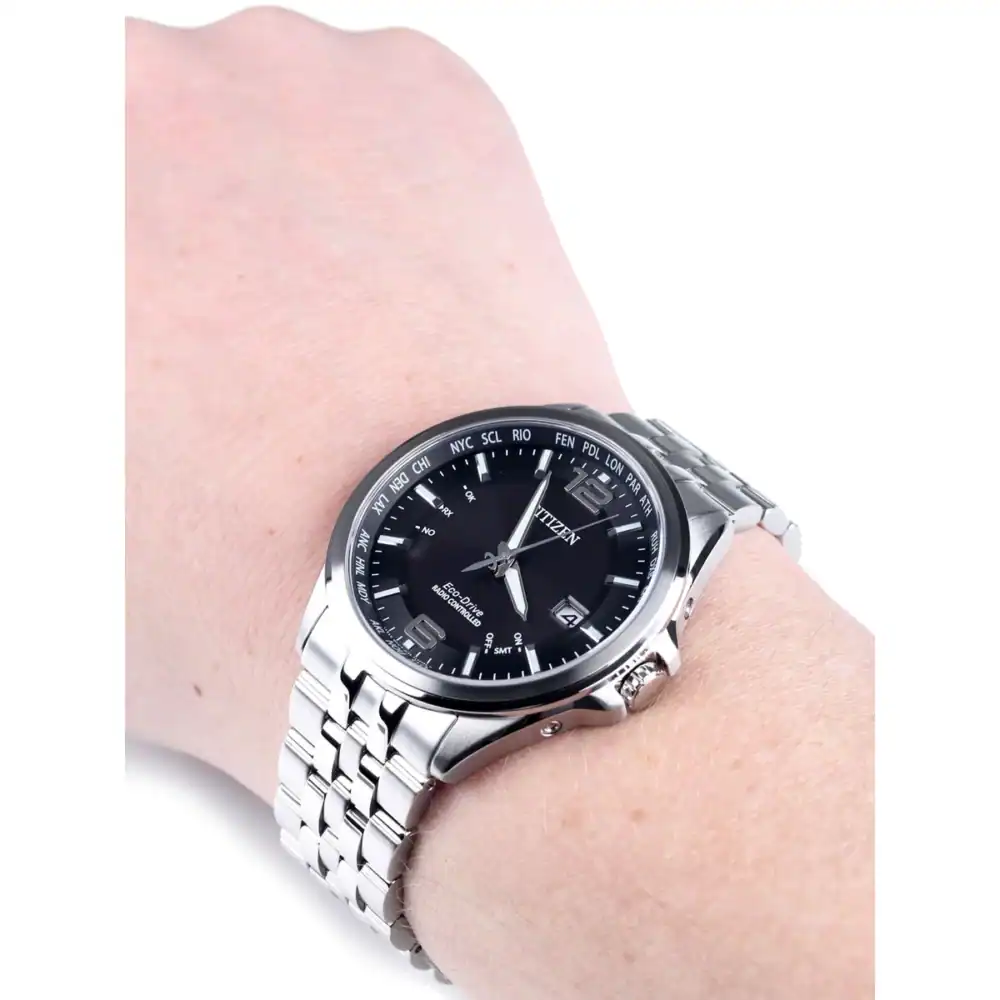 thearwatches-reloj-citizen-mid-15475_2 Reloj Citizen Eco-Drive Elegant CB0010-88E 4-Zones Radio Controlled Watch 43 mm 100M