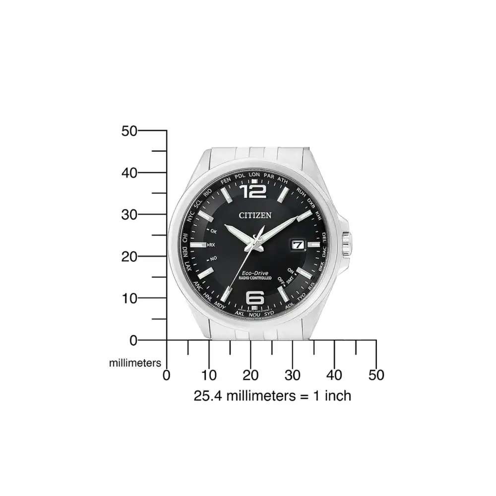 thearwatches-reloj-citizen-mid-15475_4 Reloj Citizen Eco-Drive Elegant CB0010-88E 4-Zones Radio Controlled Watch 43 mm 100M