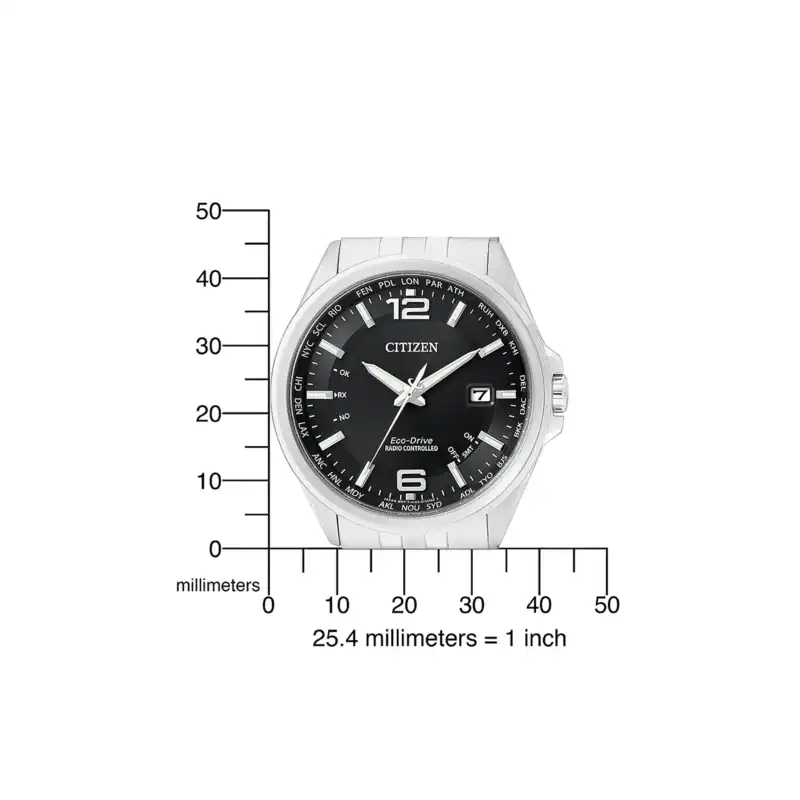 thearwatches-reloj-citizen-mid-15475_4 Reloj Citizen Eco-Drive Elegant CB0010-88E 4-Zones Radio Controlled Watch 43 mm 100M