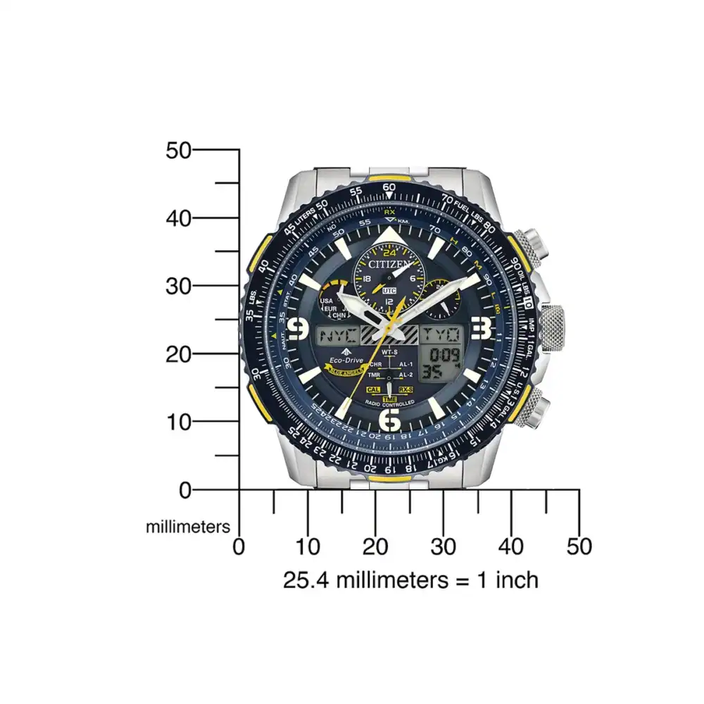 Reloj Citizen JY8078-52L Promaster-Sky Blue Angels Radio-Controlled Eco- Drive 45mm 20ATM