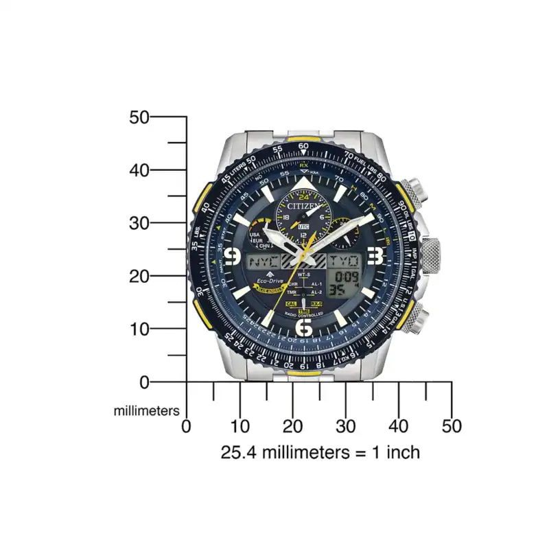 Reloj Citizen JY8078-52L Promaster-Sky Blue Angels Radio-Controlled Eco- Drive 45mm 20ATM