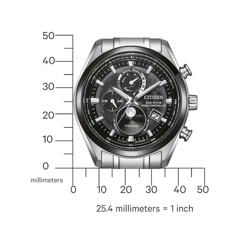 thearwatches-reloj-citizen-mid-39393_3 Reloj Citizen BY1018-80E Eco-Drive Moon Phase Titanium Radio Contr. Mens Watch