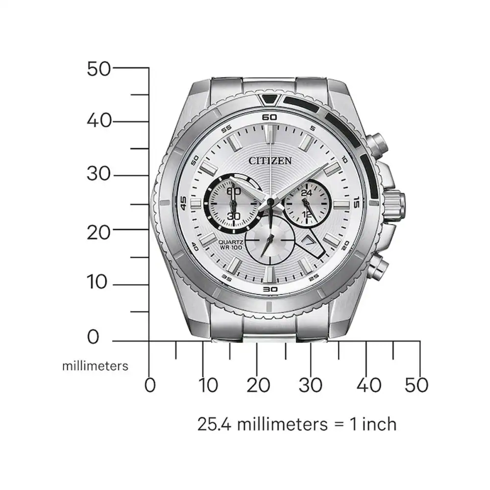 Reloj Citizen AN8200-50A Quartz Chronograph Mens Watch 44mm