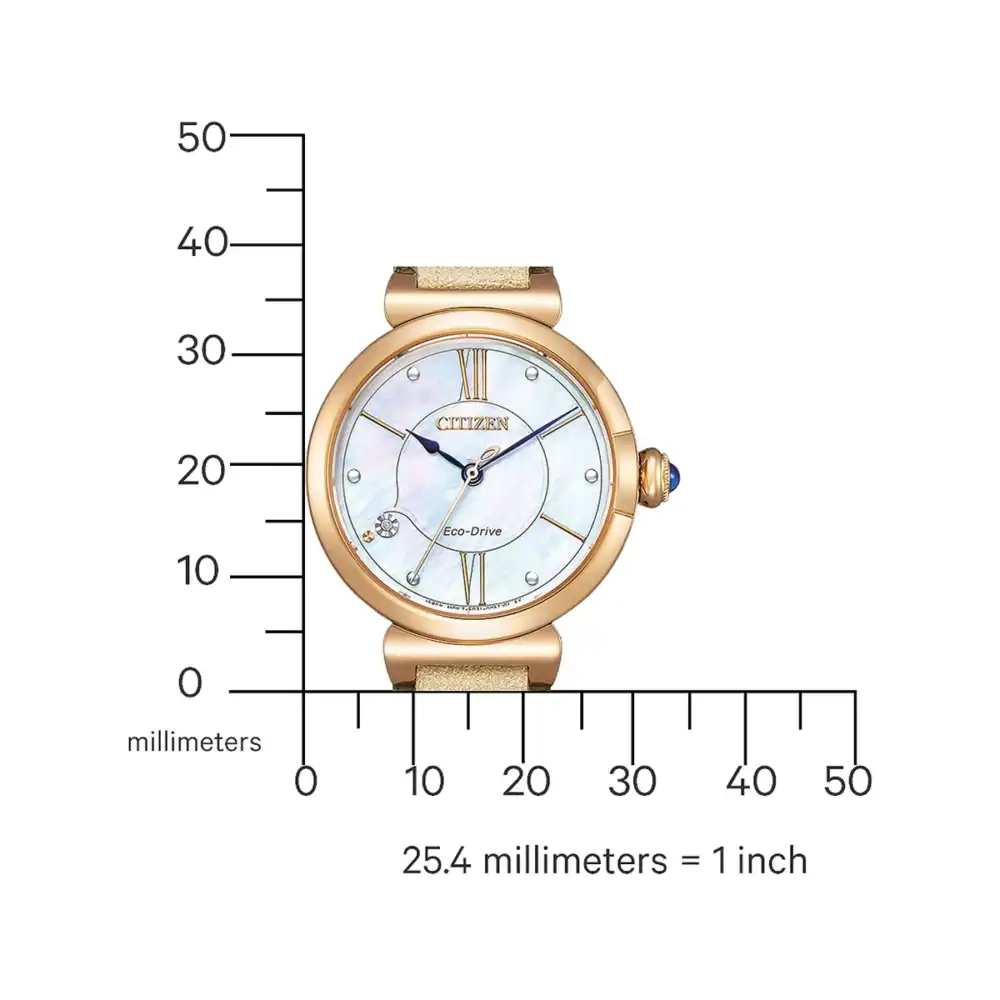 Reloj Citizen EM1073-18D Eco-Drive Elegance Ladies Watch 30mm 5ATM