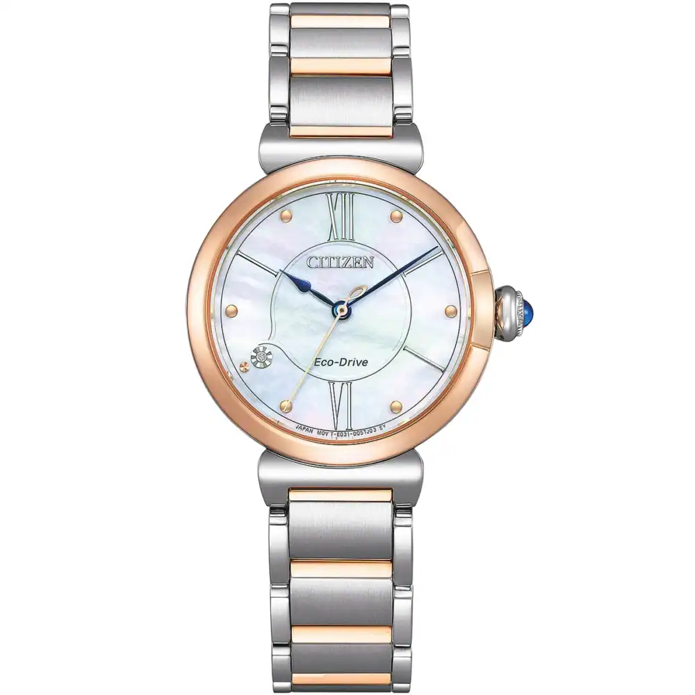 Reloj Citizen EM1074-82D Eco-Drive Elegance Ladies Watch 30mm 5ATM