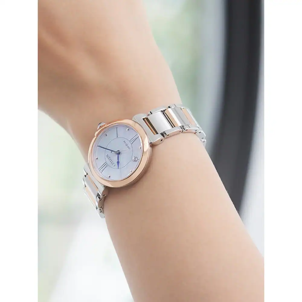 Reloj Citizen EM1074-82D Eco-Drive Elegance Ladies Watch 30mm 5ATM