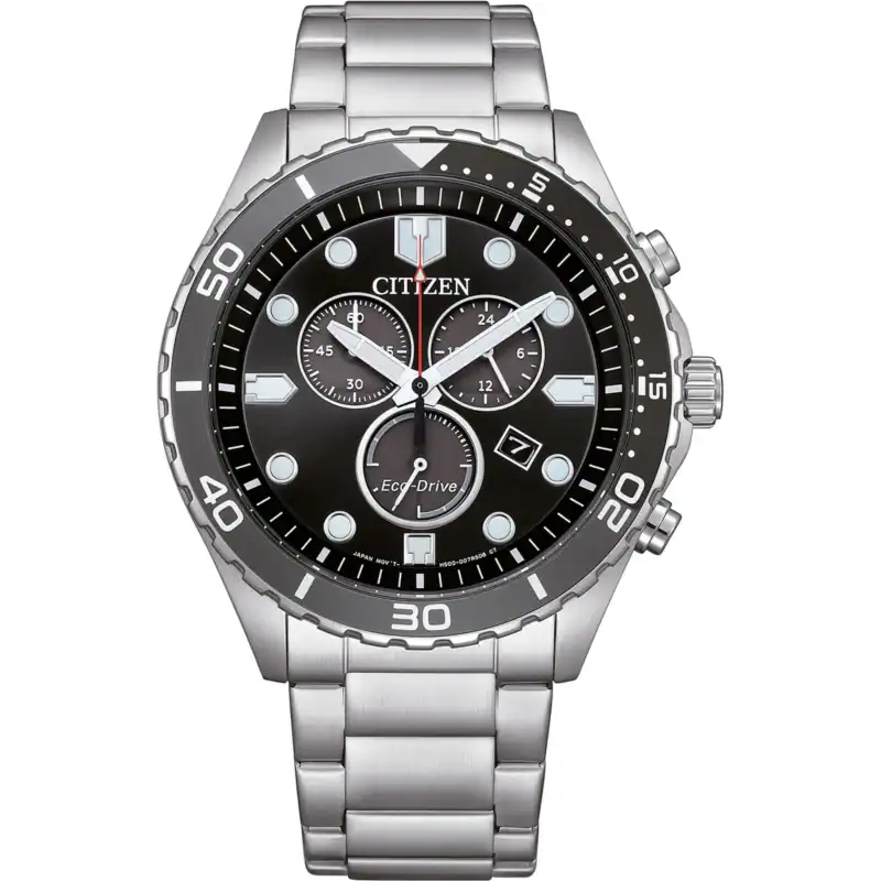 Reloj Citizen AT2568-82E Mens Watch Eco-Drive Chronograph 43mm 10ATM