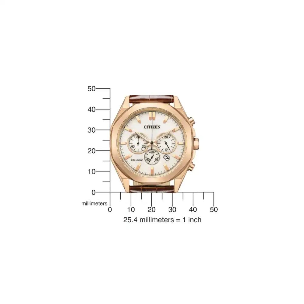 Reloj Citizen CA4593-15A Mens Watch Eco-Drive Chronograph 41mm 10ATM