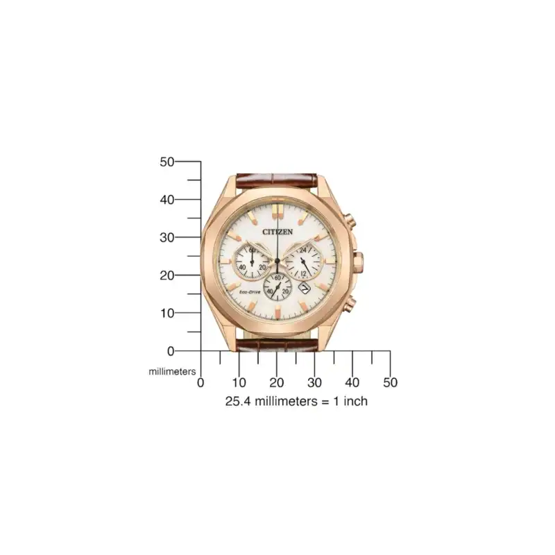 Reloj Citizen CA4593-15A Mens Watch Eco-Drive Chronograph 41mm 10ATM