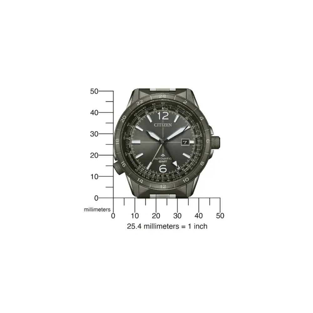 Reloj Citizen NB6045-51H Mens Watch Automatic GMT 44,5 mm 20ATM