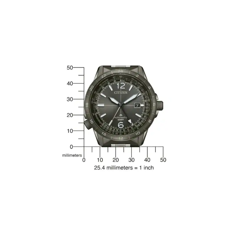 Reloj Citizen NB6045-51H Mens Watch Automatic GMT 44,5 mm 20ATM