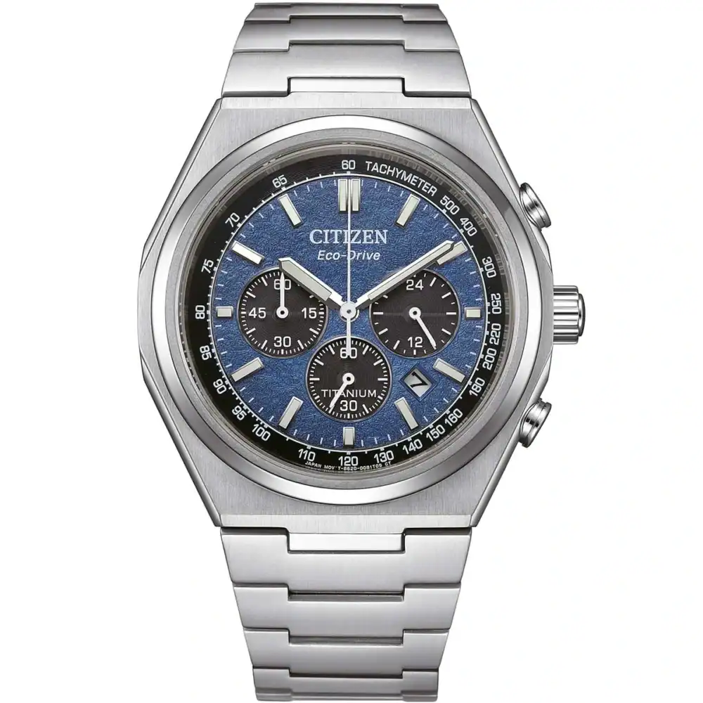 Reloj Citizen CA4610-85L Mens Watch Eco-Drive Super Titanium Chronograph 43mm 10ATM