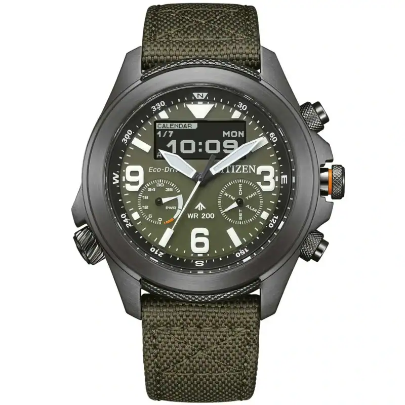 thearwatches-reloj-citizen-mid-42186 Reloj Citizen JV1005-02W Mens Watch Promaster 35th Anniversary Eco-Drive Combination 44mm 20ATM