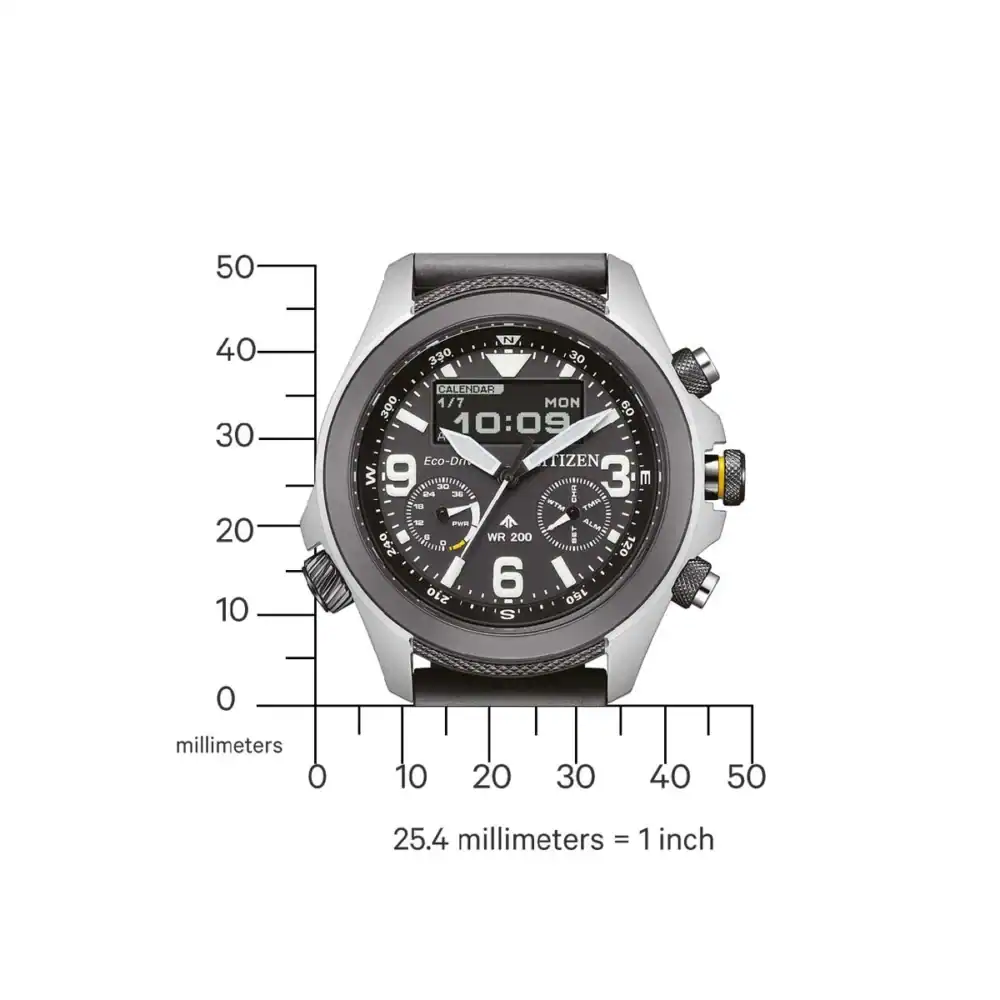 Reloj Citizen JV1007-07E Mens Watch Promaster 35th Anniversary Eco-Drive Combination 44mm 20ATM