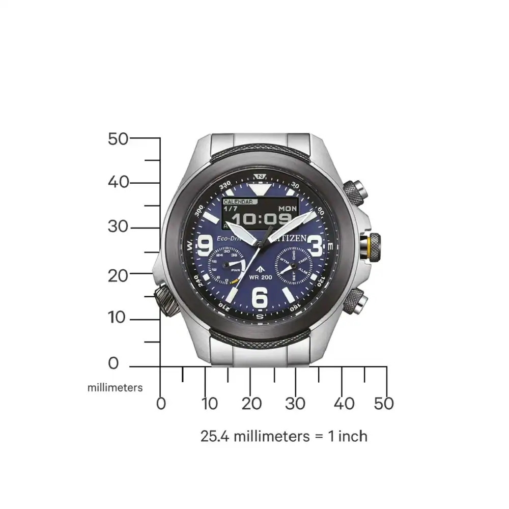Reloj Citizen JV1006-51L Mens Watch Promaster 35th Anniversary Eco-Drive Combination 44mm 20ATM