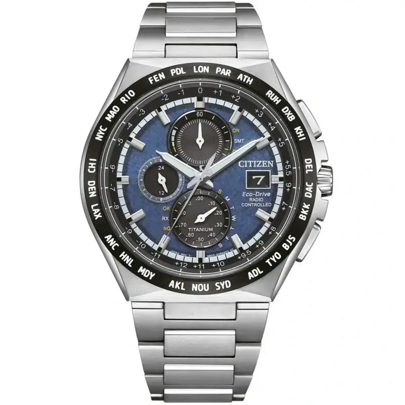 thearwatches-reloj-citizen-mid-42195 Reloj Citizen AT8238-84L Mens Watch Eco-Drive Super-Titanium radio controlled Chronograph 44mm 10ATM
