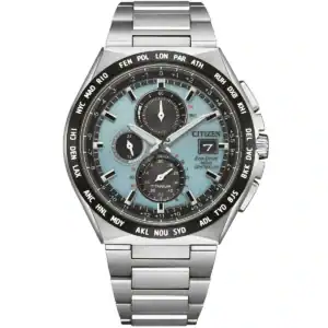 Reloj Citizen AT8238-84M Mens Watch Eco-Drive Super-Titanium radio controlled Chronograph 44mm 10ATM