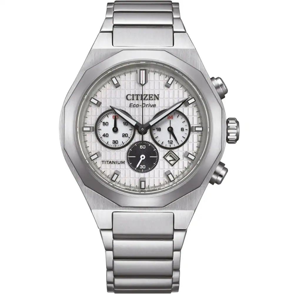 Reloj Citizen CA4690-51A Mens Watch Super-Titanium Zenshin Eco-Drive Chrono 41mm 10ATM