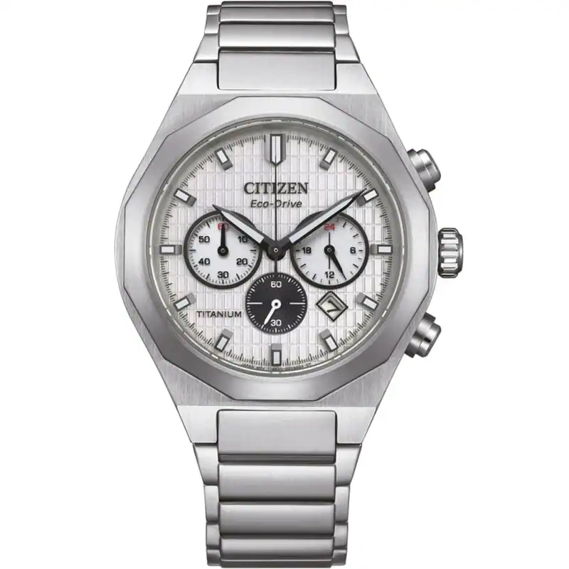 Reloj Citizen CA4690-51A Mens Watch Super-Titanium Zenshin Eco-Drive Chrono 41mm 10ATM