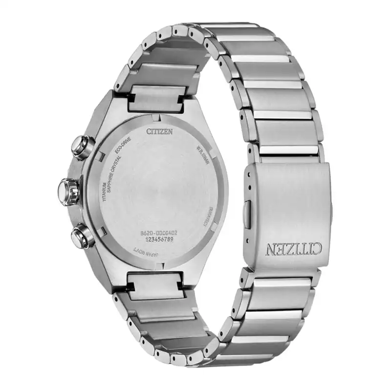 Reloj Citizen CA4691-59L Mens Watch Super-Titanium Zenshin Eco-Drive Chrono 41mm 10ATM