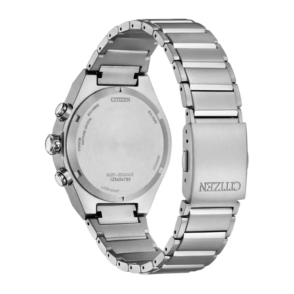 Reloj Citizen CA4691-59X Mens Watch Super-Titanium Zenshin Eco-Drive Chrono 41mm 10ATM