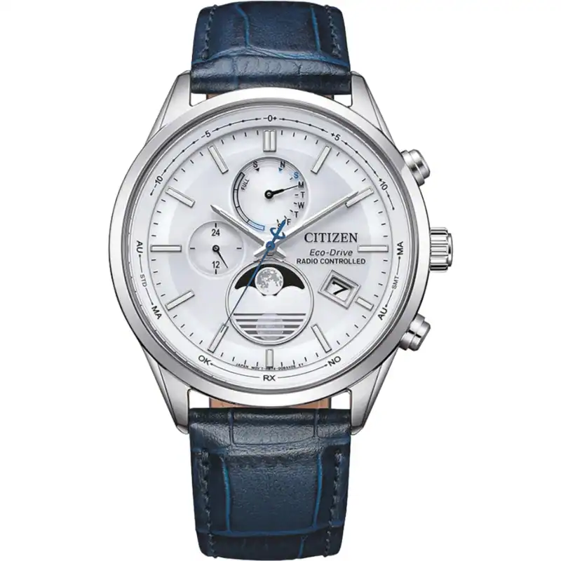 thearwatches-reloj-citizen-mid-45806 Reloj Citizen BY1030-09A Mens Watch Eco-Drive 4-Zonen radio-controlled watch Moon Phase 42mm 10ATM