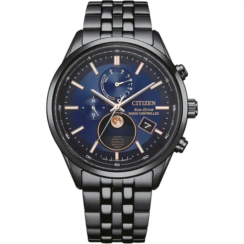 thearwatches-reloj-citizen-mid-45808 Reloj Citizen BY1035-56L Mens Watch Eco-Drive 4-Zonen radio-controlled watch Moon Phase 42mm 10ATM