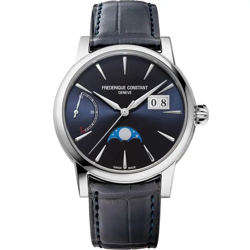 thearwatches-reloj-frederique-constant-mid-45347 Reloj Frederique Constant Classic Power Reserve Big Date Auto Moon Phase 40mm 5ATM FC-735S3H6