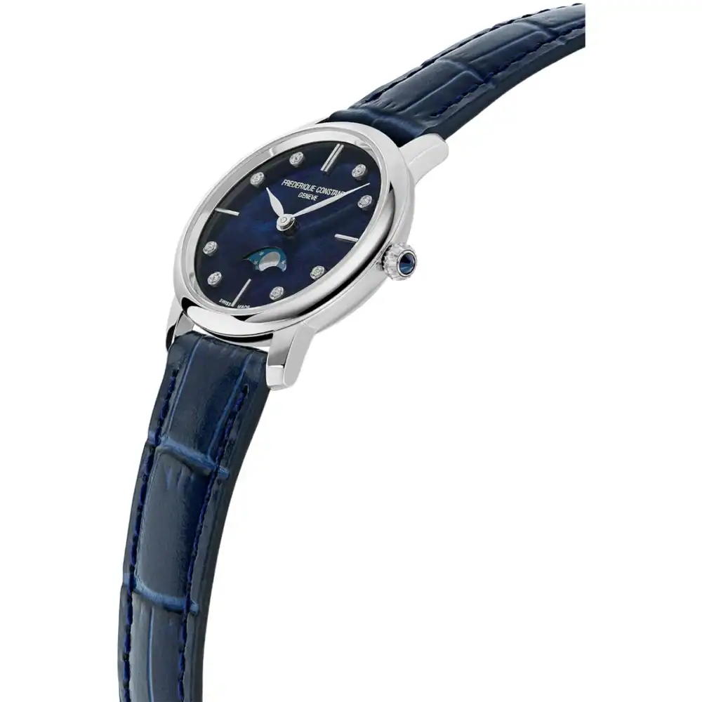 Reloj Frederique Constant Classics Slimline Moon Phase 30mm 3ATM FC-206MPND1S6