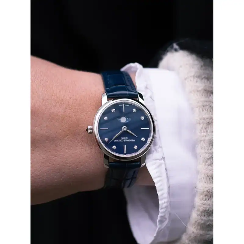 Reloj Frederique Constant Classics Slimline Moon Phase 30mm 3ATM FC-206MPND1S6
