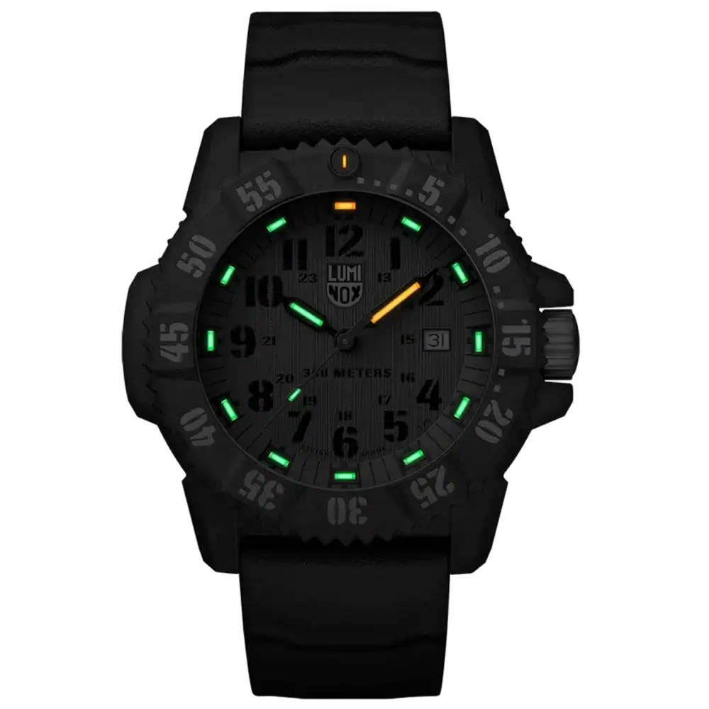 Reloj Luminox Carbon Seal 3800 Serie XS.3813.L 46mm