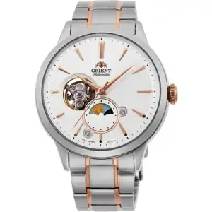 thearwatches-reloj-orient-mid-32937 Reloj Orient Sun & Moon Phase Automatic 42mm Blanco RA-AS0101S10B