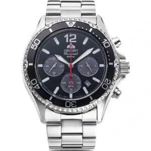 thearwatches-reloj-orient-mid-38874 Reloj Orient Mako Solar Chronograph 43mm Negro RA-TX0202B10B