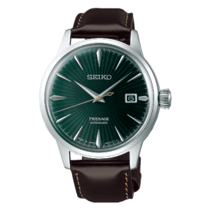 thearwatches-reloj-seiko-SRPD37J1 Reloj Seiko Presage Cocktail Time "Mockingbird" Leather SRPD37J1