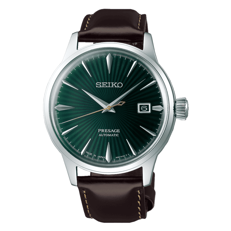 Reloj Seiko Presage Cocktail Time "Mockingbird" Leather SRPD37J1