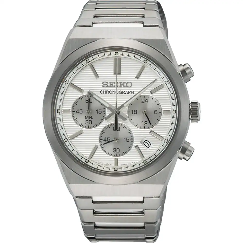 thearwatches-reloj-seiko-SSB451P1 Reloj Seiko Neo Chronograph Quartz Silver SSB451P1