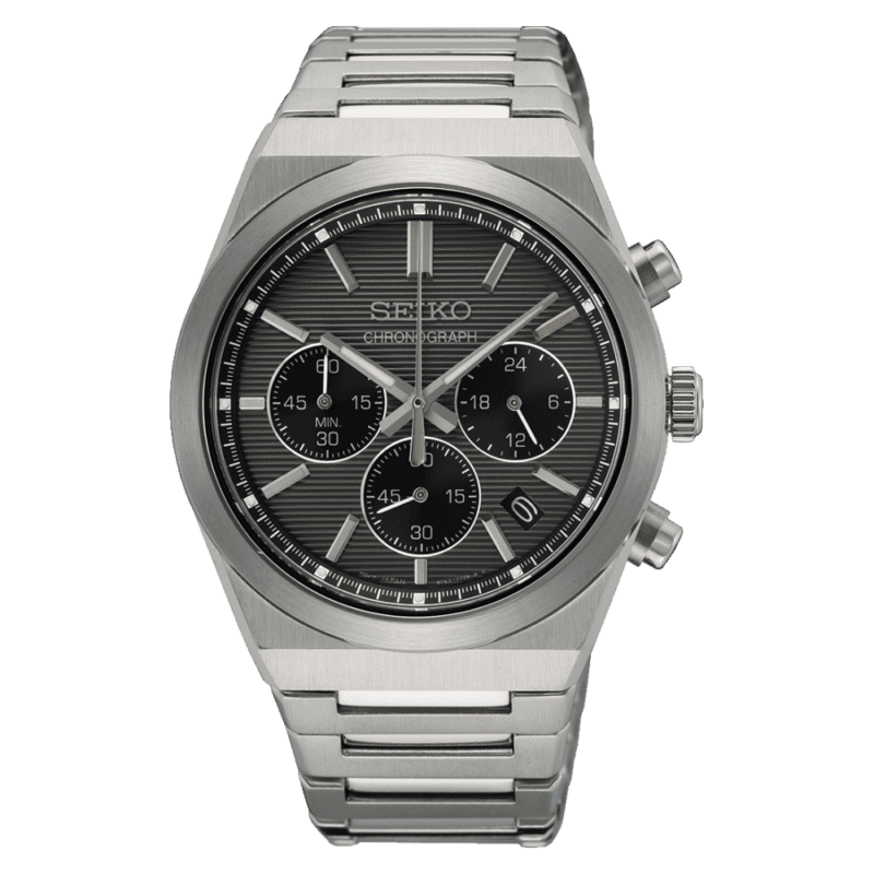 Reloj Seiko Neo Chronograph Quartz Grey SSB455P1