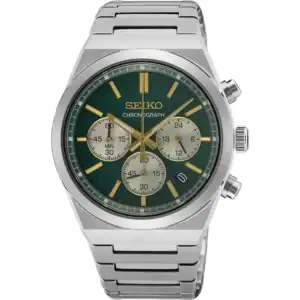 thearwatches-reloj-seiko-SSB461P1 Reloj Seiko Neo Chronograph Quartz Green SSB461P1
